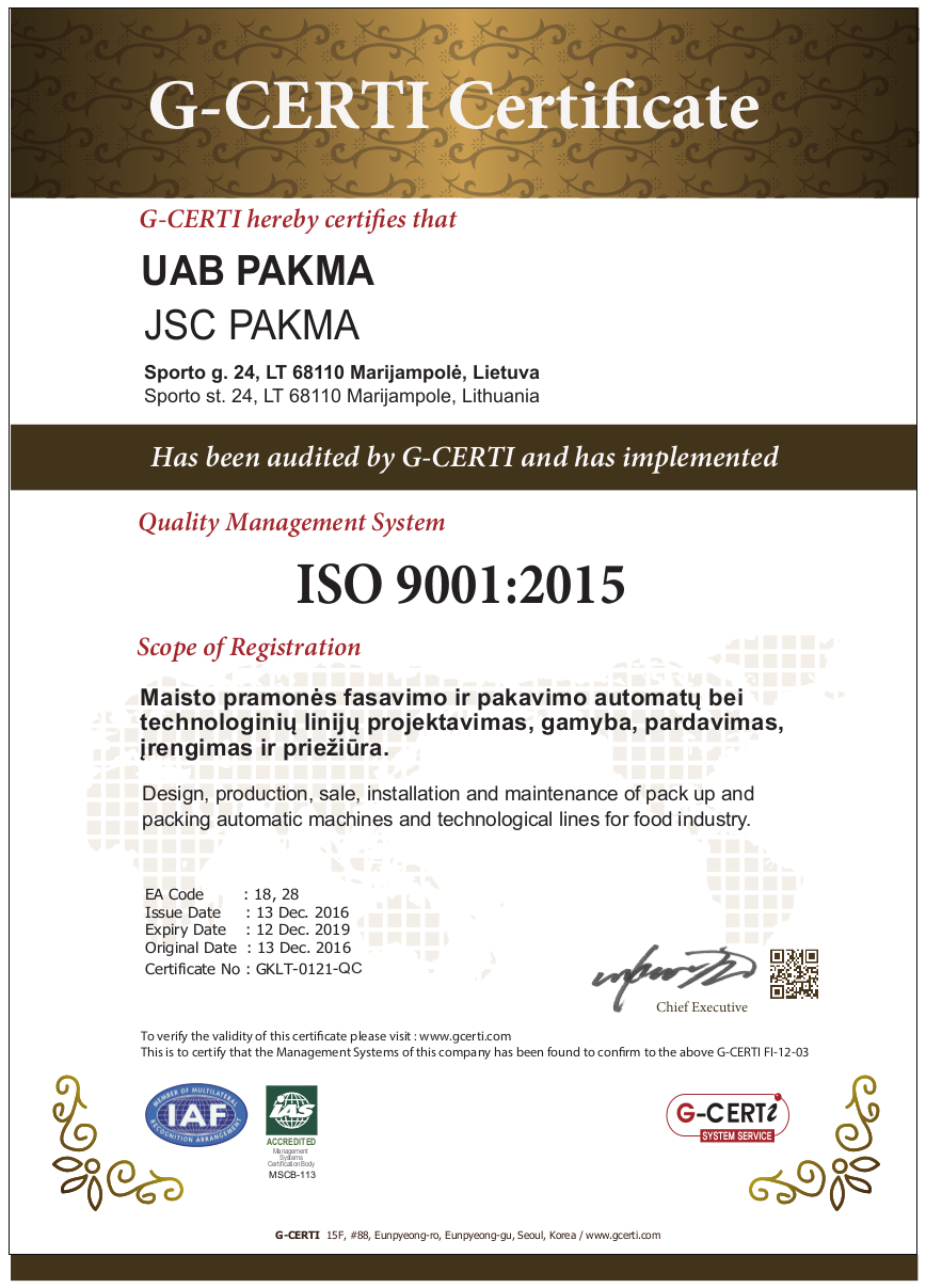 Apie mus - Maisto pramonės įrenginiai